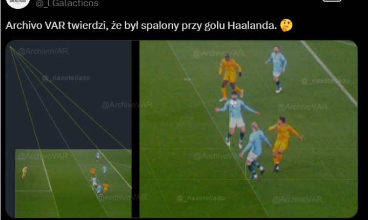 Archivo VAR PRZEANALIZOWAŁ gol Haalanda na 1:0 z Realem i... xD